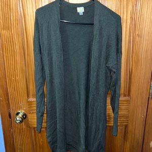A New Day Green Cardigan Size L